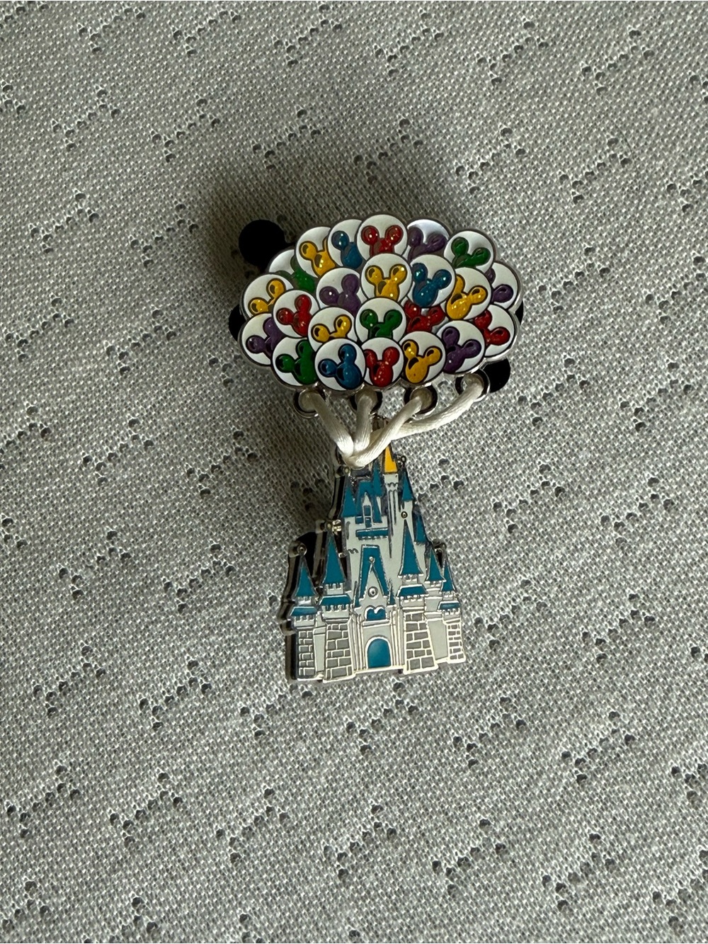 Disney Castle Balloon Enamel Pin